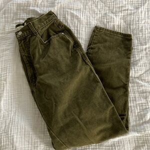 Gloria Vanderbilt 90s green mom jeans